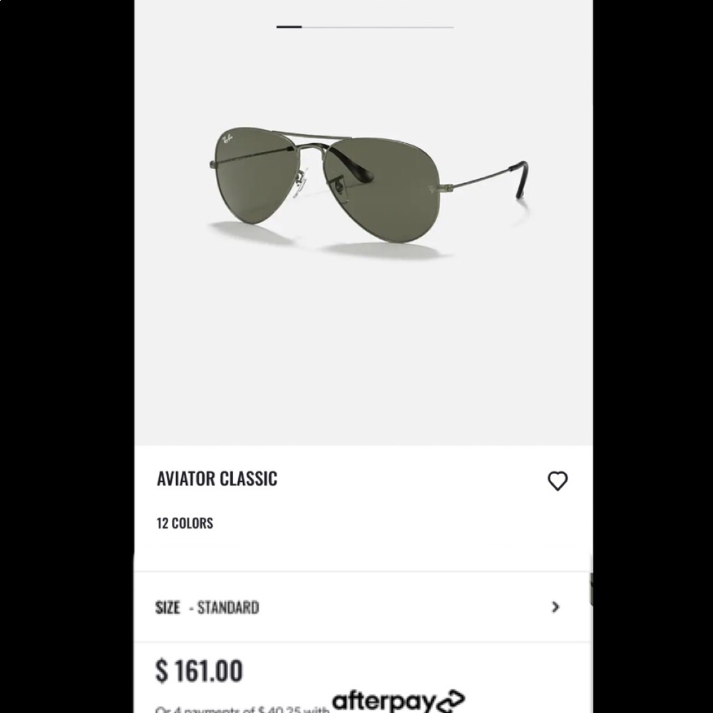 ❌SOLD❌Rayban Aviator Large Metal ll